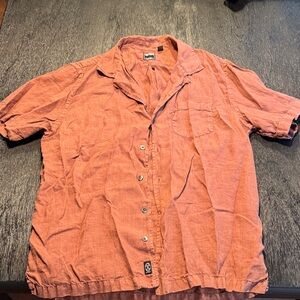 Todd Snyder Linen Camp Button Down Shirt